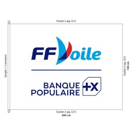 Pavillone FFVoile/Banque Populaire