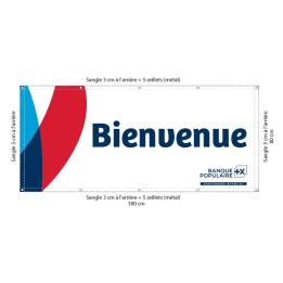 Banderole "Bienvenue"