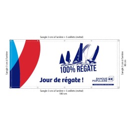 Banderole 100% Régate
