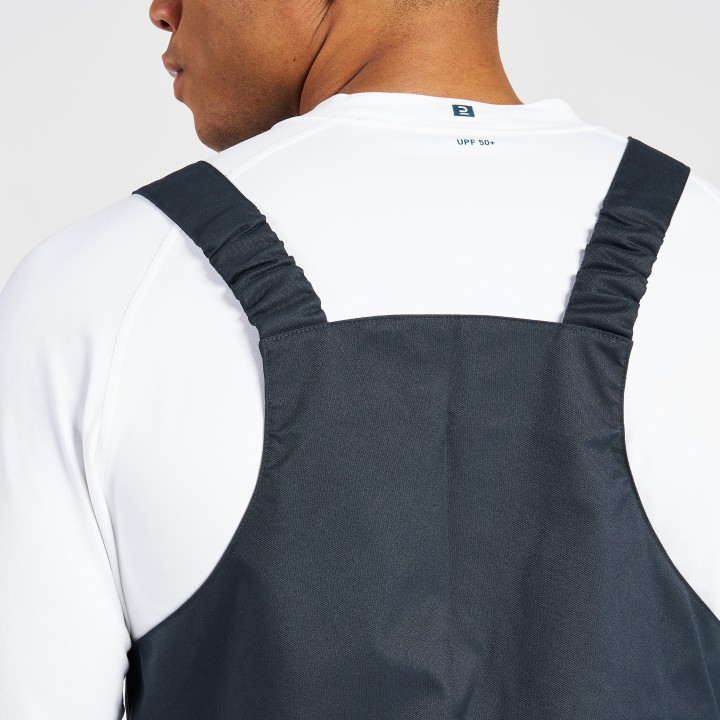 Salopette de quart voile adulte - salopette 100 mixte grise